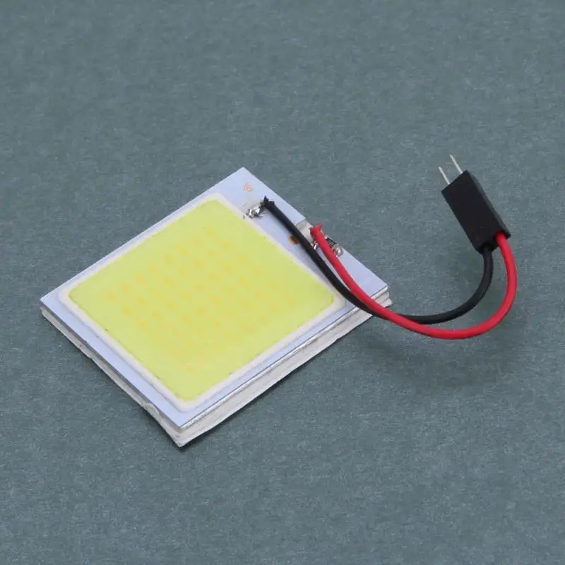 Автомобильная светодиодная лампа 12 В COB 48 SMD чип супер белая автомобильная для