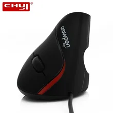 CHYI, вертикальная, эргономичная, Проводная компьютерная мышь, 3D, оптический, Usb кабель, для правой руки, подставка, игровая, Mause, PC Gamer, игровая мышь для ноутбука