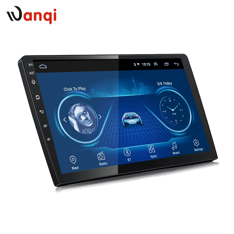 

wanqi 8.1 1+16G Car dvd radio Multimedia Universal Navigator head unit for any car models support steering wheel control