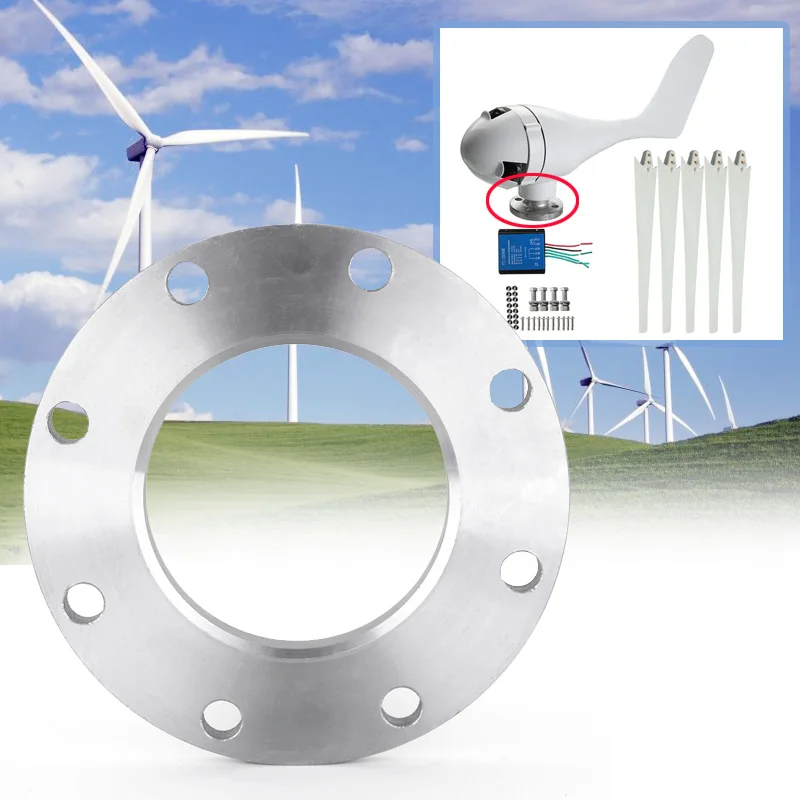 

5 Sizes Flange Seat Wind Turbines Generator Accessories Iron Galvanized For Wind Generators High Quality