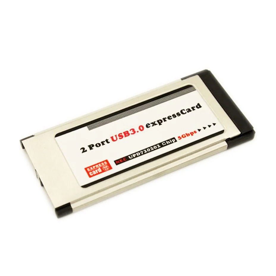 Высокое-Скорость 2 Порты и разъёмы Скрытая внутри USB 3,0 Usb3.0 к Expresscard Express Card 34 мм адаптер конвертер для Тетрадь ноутбук