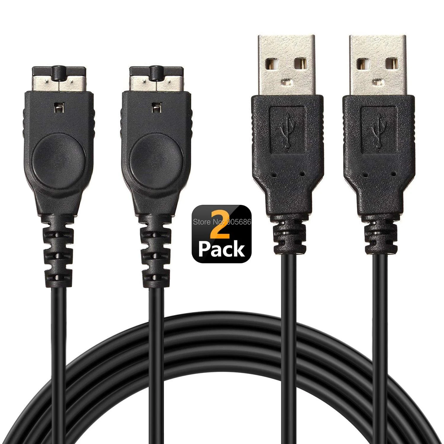 EXLENE 2 шт 1,2 м USB кабель для зарядного устройства для nintendo DS GBA SP Gameboy Advance SP