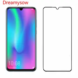 Полный Клей закаленное Стекло для huawei Honor 10 lite P Smart 2019 8A 8C Nova4 наслаждаться 9 Экран протектор 9 H полное покрытие Пылезащитная пленка