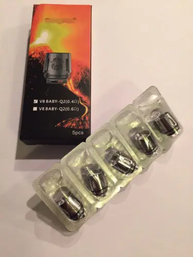 Smoke Для V8 BABY Q2 0.4ohm 5 шт катушечная головка для TFV8 Baby Beast Tank | США|Трубки и аксессуары