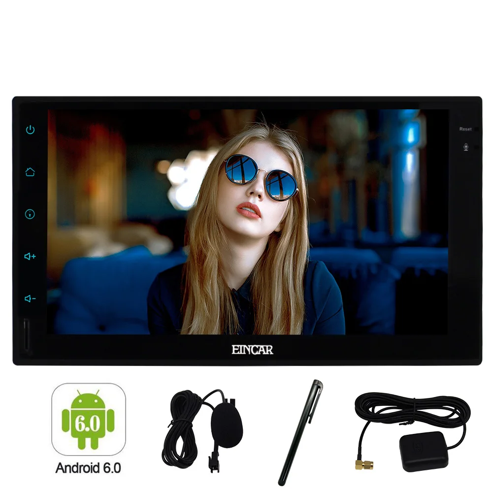 Cheap 2DIN Car Stereo Android 6.0 Autoradio 7" Inch Full Touch Screen In Dash GPS Navigation HeadUnit GPS Radio Bluetooth SWC WIFI 3