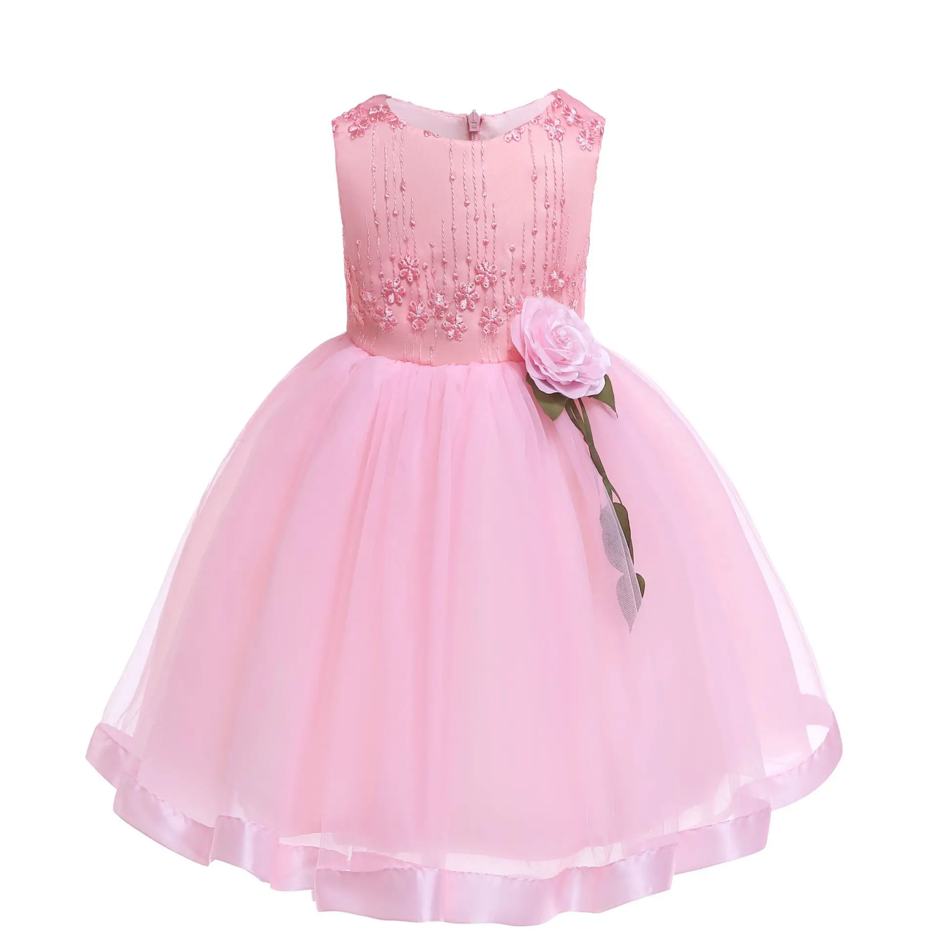 

New spot kids dress children's dress girl dress lace children's wear screen princess drees