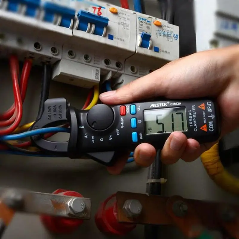 

Precision LCD Backlight Digital Auto Clamp Meter Multimeter Intelligent Anti-burn Universal Small Portable CurrentTester Detect