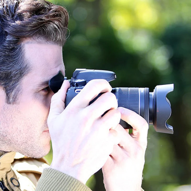 Расширитель окуляра 58 мм для Canon 80D 100D 200D 700D 750D 760D 18 55 аксессуары цифровой
