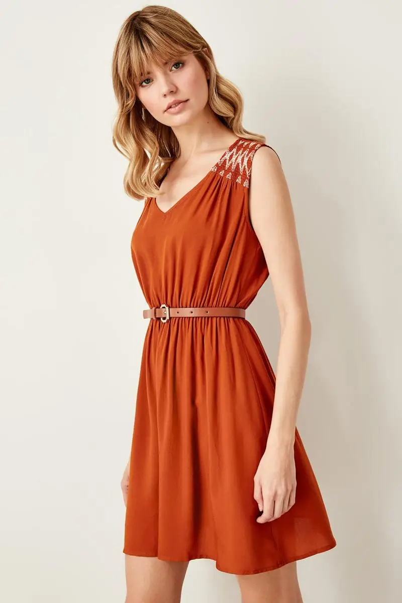Trendyol платье с открытыми плечами TWOSS19GK0022|Платья| |