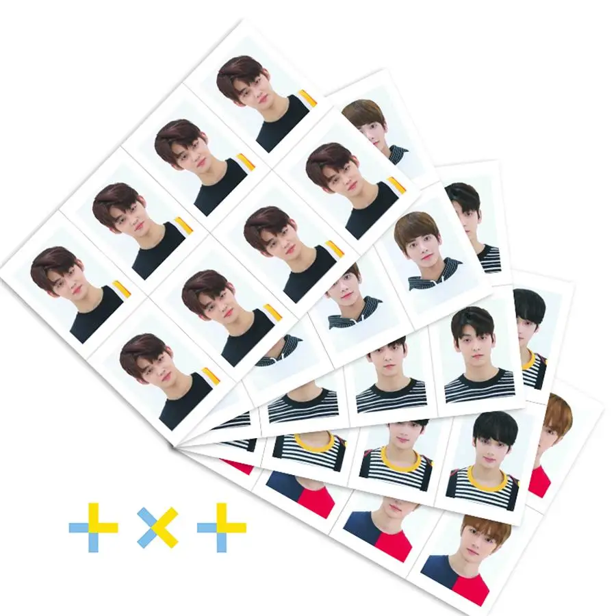 

Kpop TXT Members School ID Photo The Dream Chapter: Star Taehyun Beomgyu Uniform Photocard Soobin Yeonjun Collective Cards 8pcs