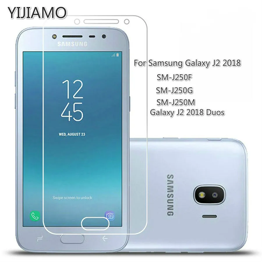 Защитное стекло для Samsung Galaxy J2 2018 защитное покрытие 9H экрана Pro закаленное J250 F G M