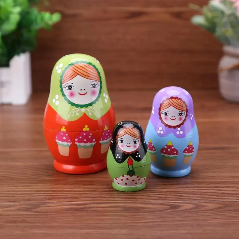 Детская деревянная русская игрушка матрешка сделай сам|Куклы| |