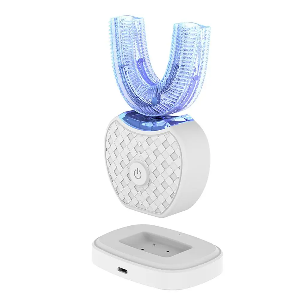 

XY Fancy Intelligent Automatic Sonic Electric Toothbrush U Type Tooth Brush USB Charging Tooth Whitening Tool