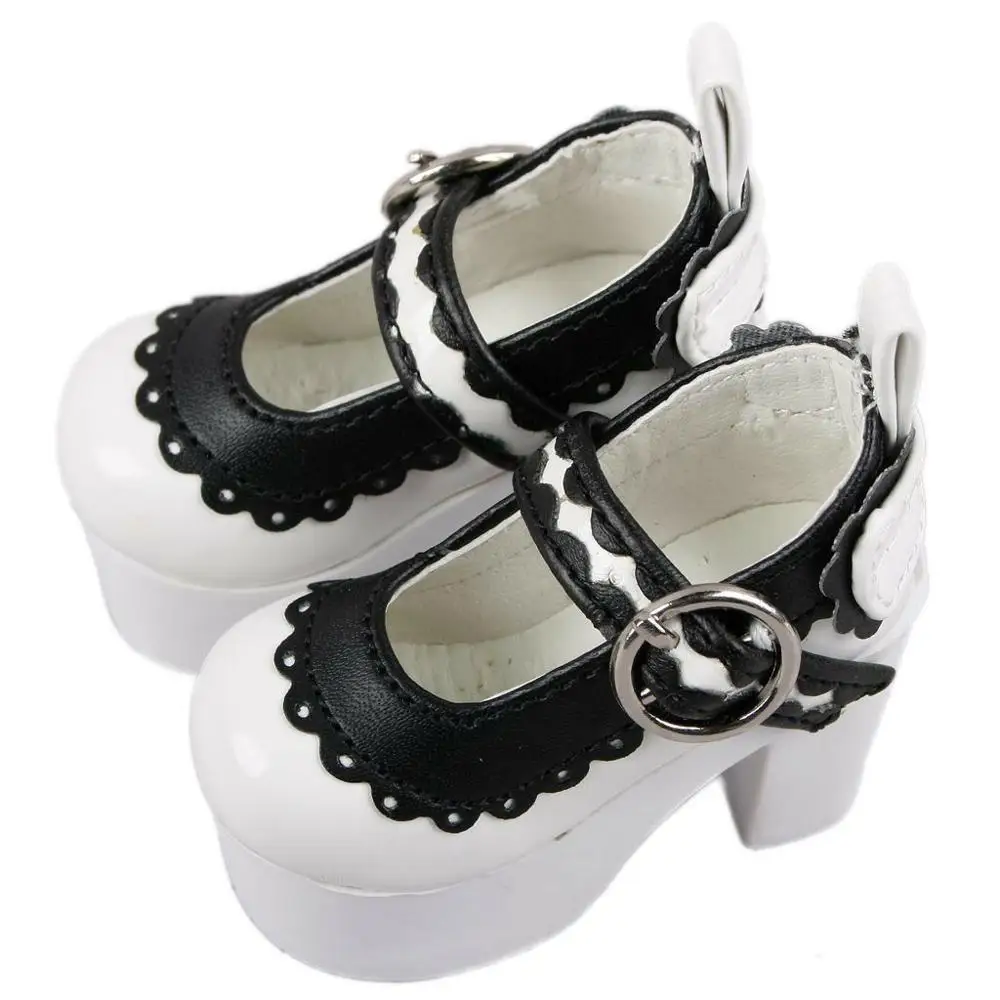 

[wamami] 55# 1/4 White For MSD AOD BJD Dollfie High Heels Synthetic Leather Shoes