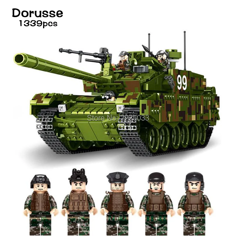 

Compatible legoinglys Military WW2 Tank series type 99 main battle Jungle Tank model Building Blocks Bricks Toy For Children Gif