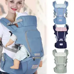 Gabesy 3 в 1 Multi функция Хипсит (пояс для ношения ребенка) дышащая Сумка-кенгуру рюкзаки Удобный сплошной цвет Детские переноски для уход за