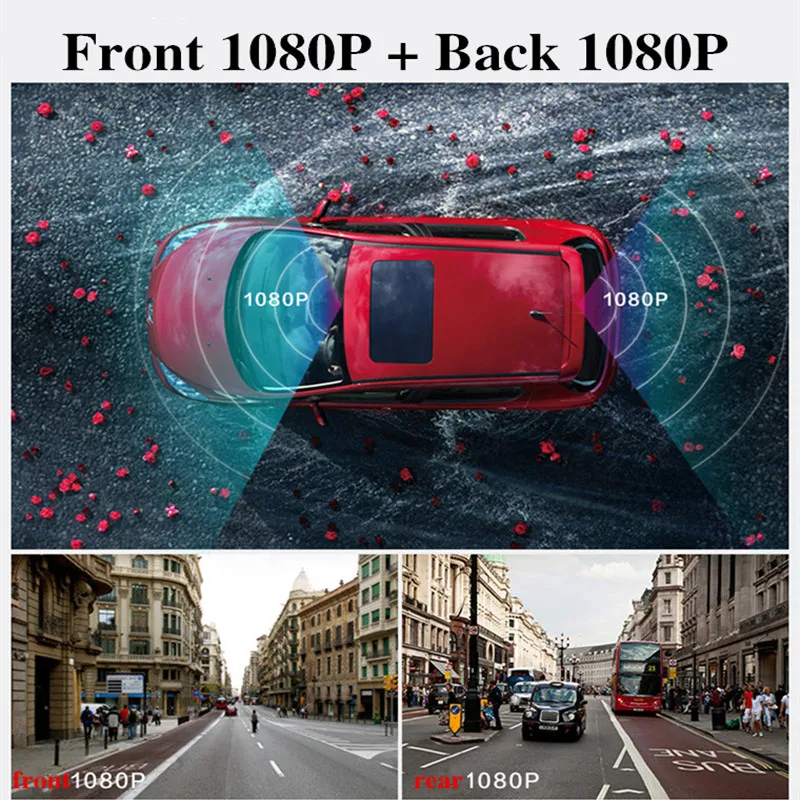 Wi Fi 1080P скрытый Full HD Автомобильный видеорегистратор автомобильная камера ночное