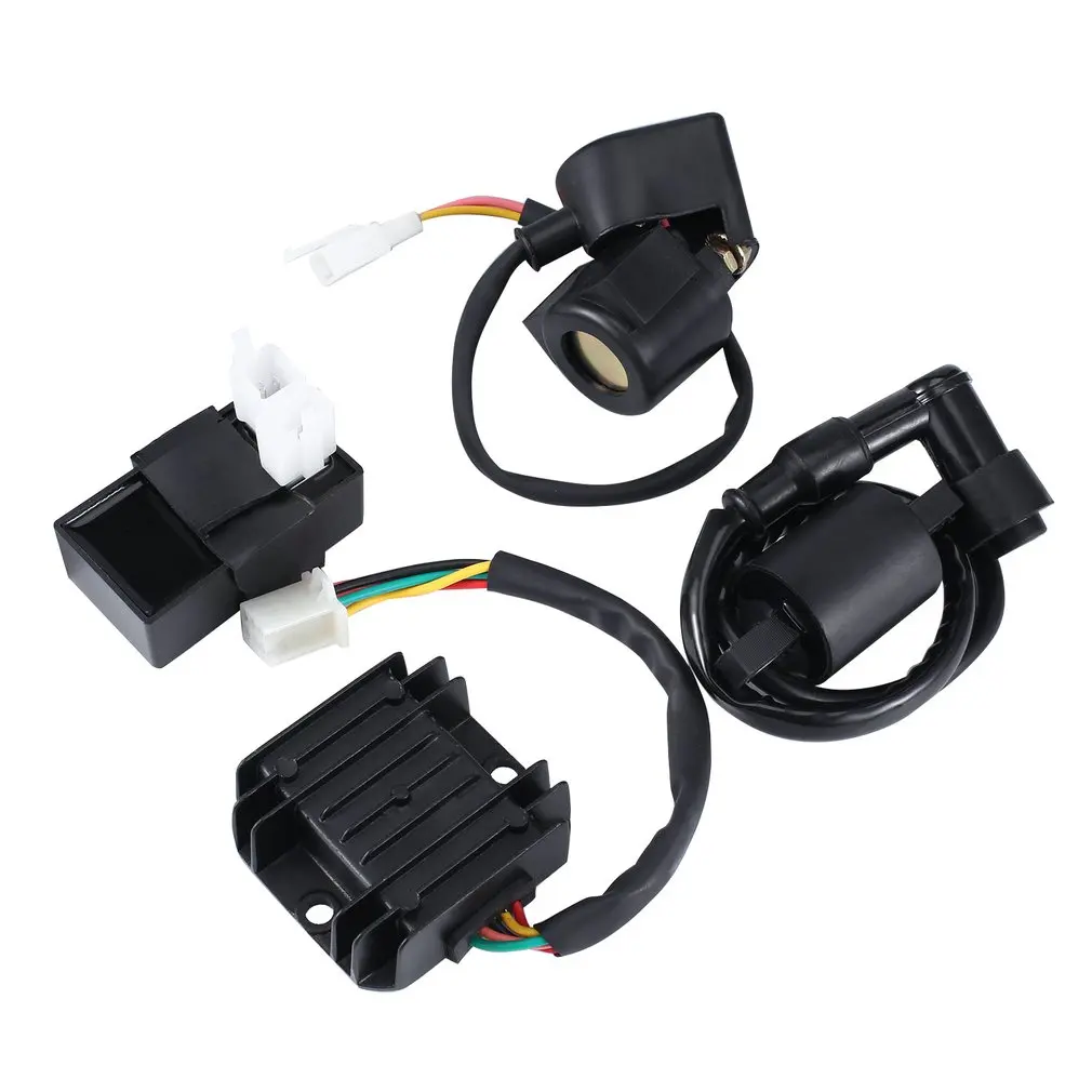 

Ignition Coil+CDI Unit+Rectifier Regulator+Starter Solenoid for 150cc 250cc PIT Quad Dirt Bike Equipement