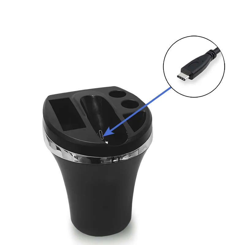 Черное цветное зарядное устройство для автомобилей Iqos 3 с портом type C 0