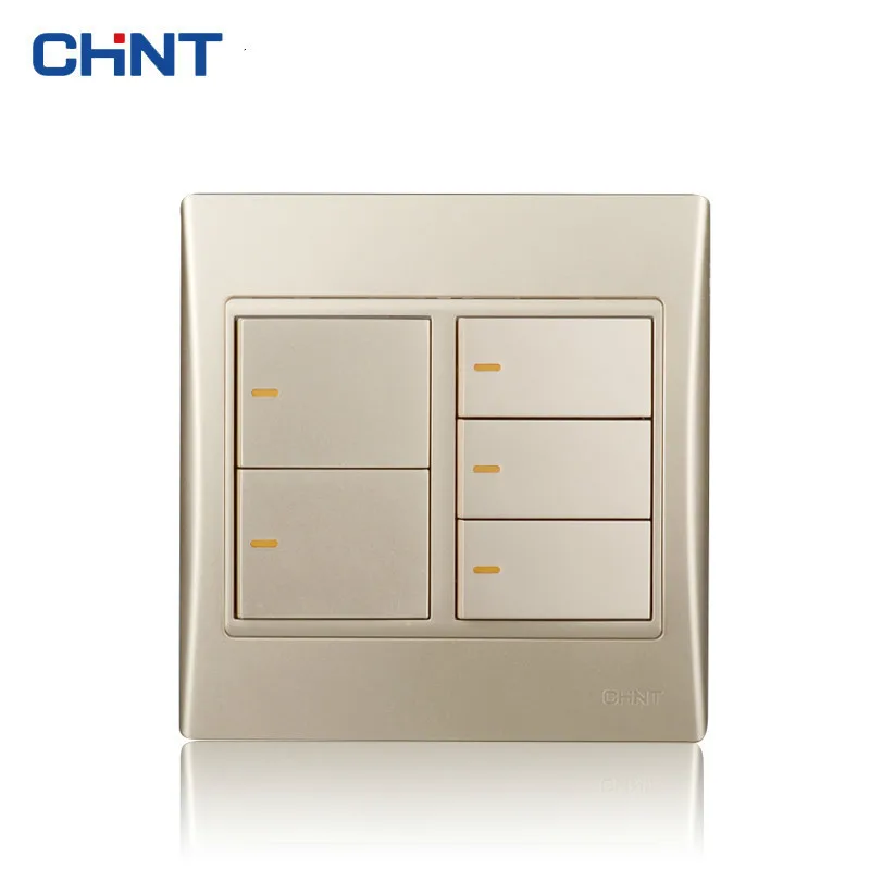 Китайский Электрический переключатель проводки к свету 120 тип NEW9L Золотой пять