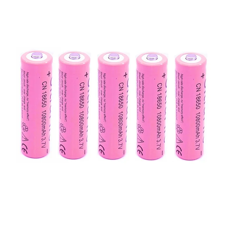 

8/10/12PCS A Lot 18650 rechargeable Battery 3.7V 10800mAh li-ion Battery 18650 batteries for torch for LED