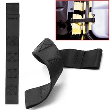 2 шт. Автомобильная Жесткая нейлоновая тесьма Регулируемые дверные ограничительные ремни высокого качества для Jeep Wrangler CJ TJ YJ 1955-2006 769401 дверной ремень