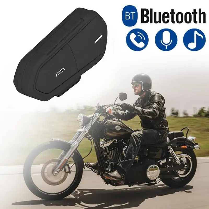 VODOOL мотоциклетный шлем гарнитуры Bluetooth домофон для 2 всадников BT беспроводной интерком стерео MP3 плееры FM радионаушники