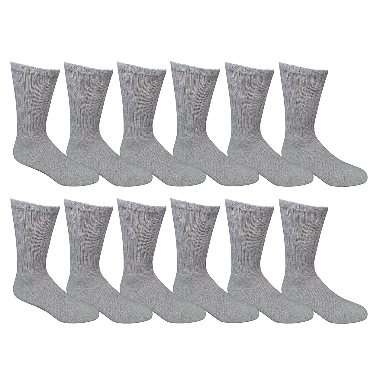 6 Pair Of excell Mens Diabetic Neuropathy Socks, Sock Size 10 13in Men