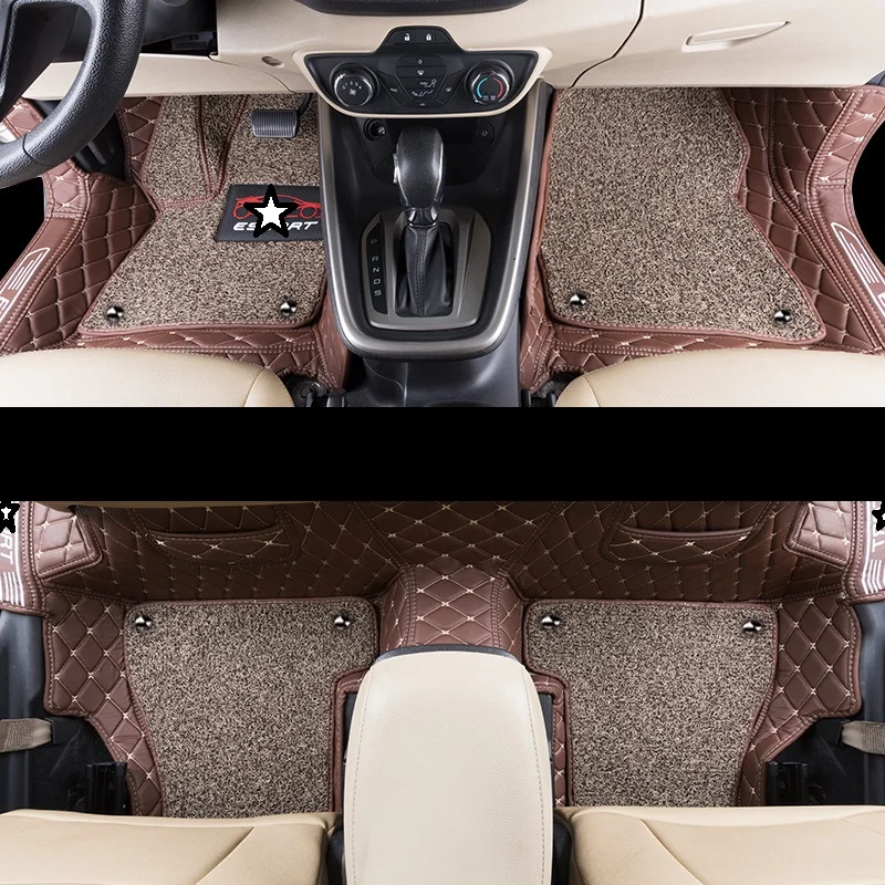 

Accessories Modified Accessory Styling Auto Automovil Decoration Modification Decorative Carpet Car Floor Mats FOR Ford Escort