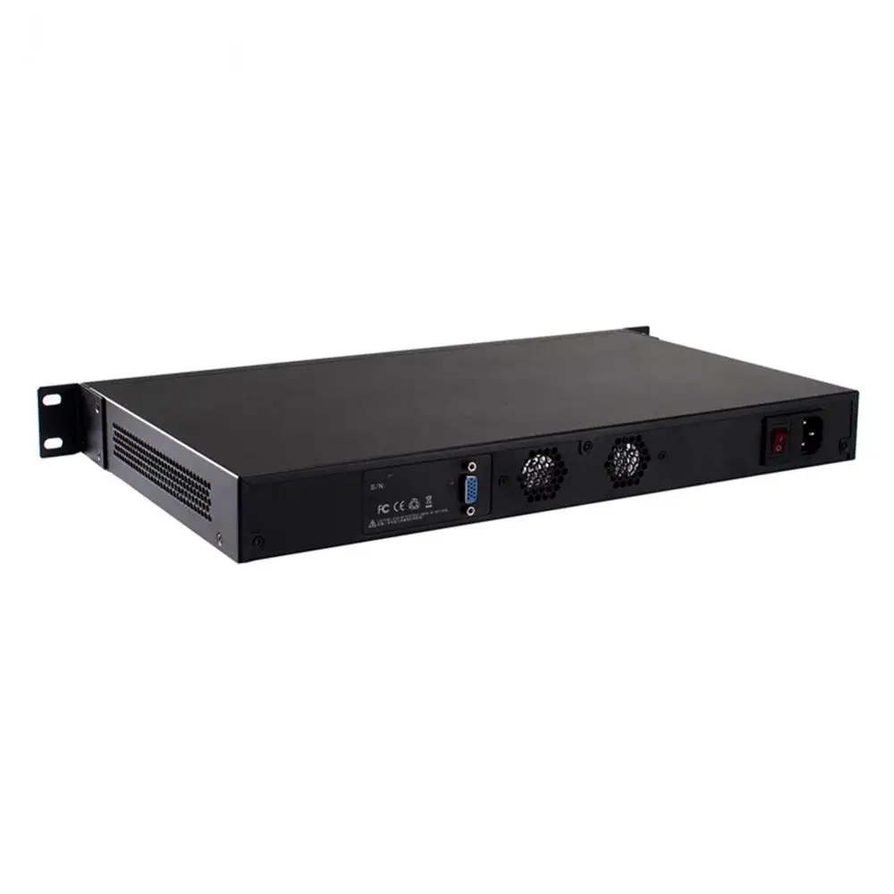 1U Rackmount Firewall Hardware Network Security Appliance,RS18,Intel 4 Cores J4125,Router PC,4xLAN/I226-V 2.5Gbe,VGA