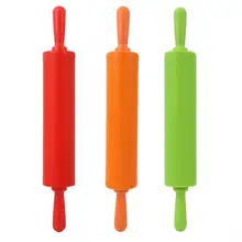 Роллинг булавки красочные силиконовая Скалка Ресторан домашняя выпечка Cookie Тесто Роллинг инструмент с рисунком Роллинг булавки