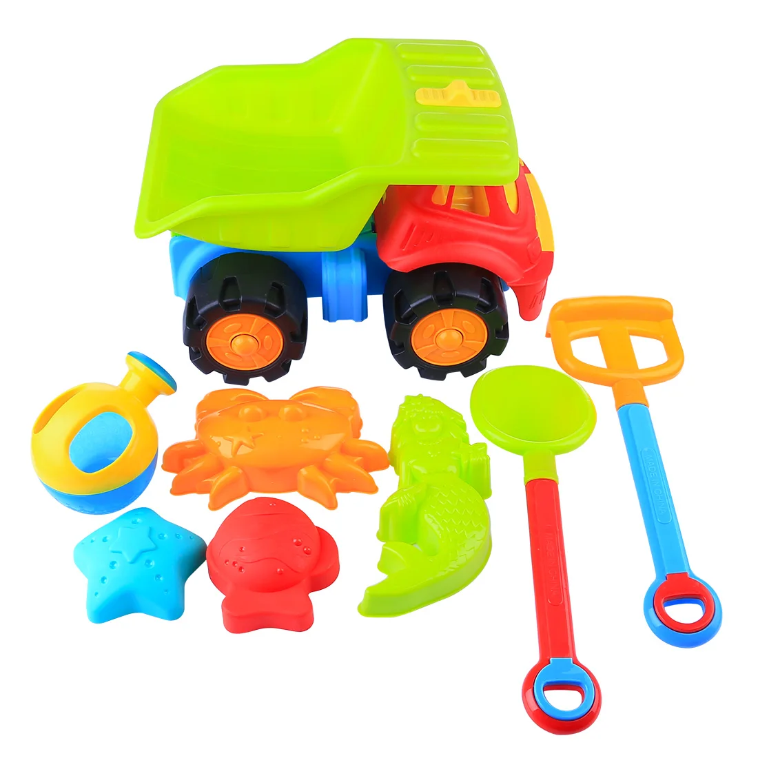 Супер DIY 8 шт. экстра-Большой Летний больших размеров пляж игрушки для песка пластиковая пляжная машинка автомобиль Playset для детей Famlily