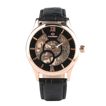 

Male Clock Skeleton Tourbillon Mechanical Watch Men Automatic Stainless Steel Sports Mechanic Wrist Watch Personality Clock