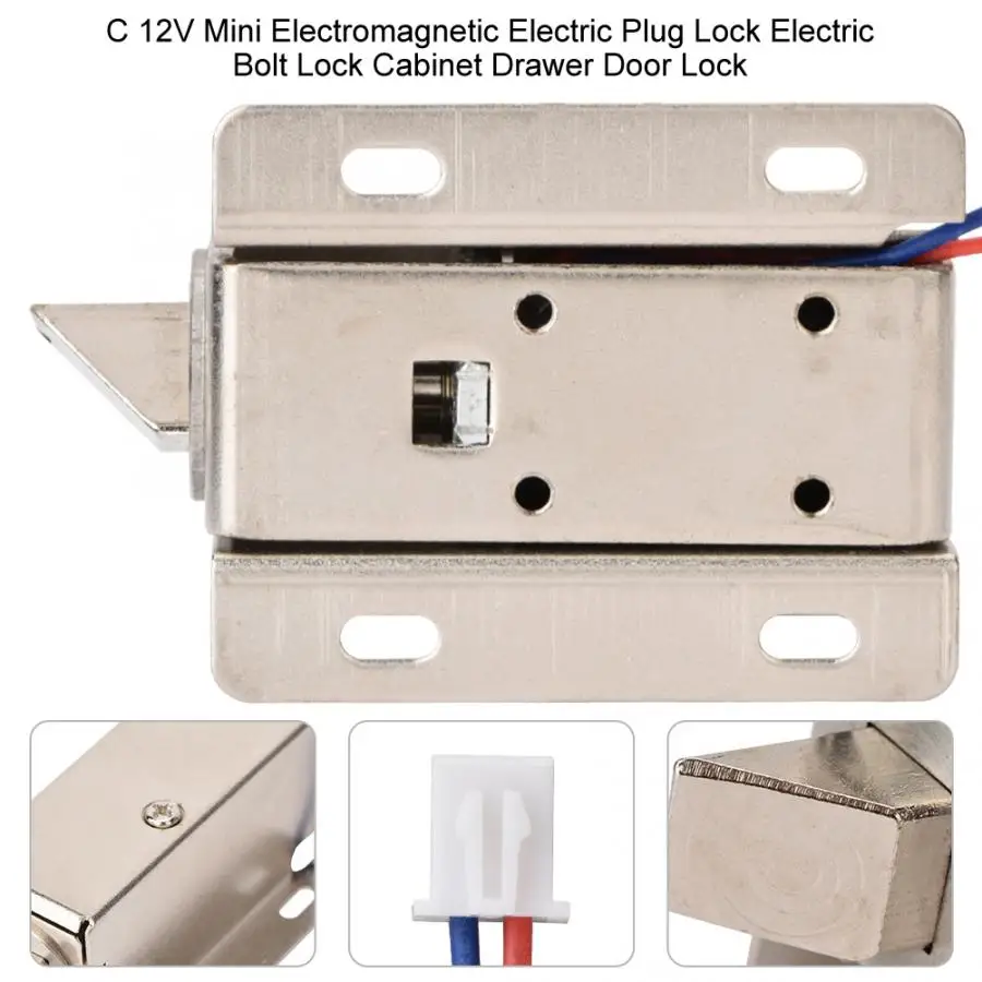 Электромагнитный замок 12 В постоянного тока электромагнитный Электрический