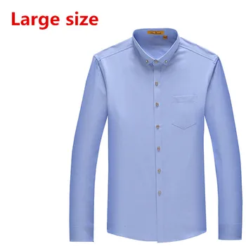 

8xl 7xl 6xl 5xl 4xl Mens Shirt Long Sleeve Slim Fit Clothing Man Dress Shirts Vestidos Camisa Social Masculina Chemise Homme