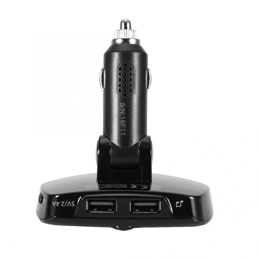 5 V/3.1A Dual USB быстрая зарядка, автомобильное зарядное устройство BT Hands-free FM передатчик MP3 зарядное устройство для автомобиля с Fm передатчик