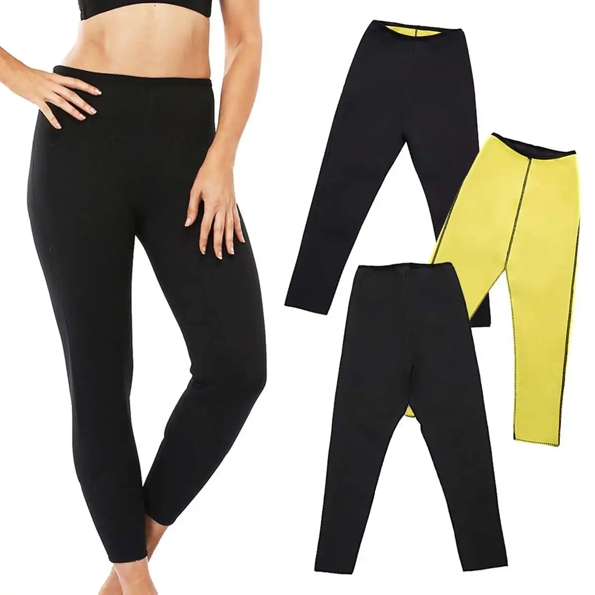 Women Hot Slimming Pants Sweat Sauna Body Shaper Gym