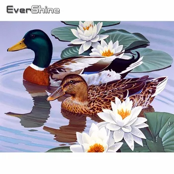 

EverShine 5D Diamond Embroidery Sale Animals Diamond Mosaic Full Display Duck Pictures Of Rhinestones Diamond Painting Beadwork
