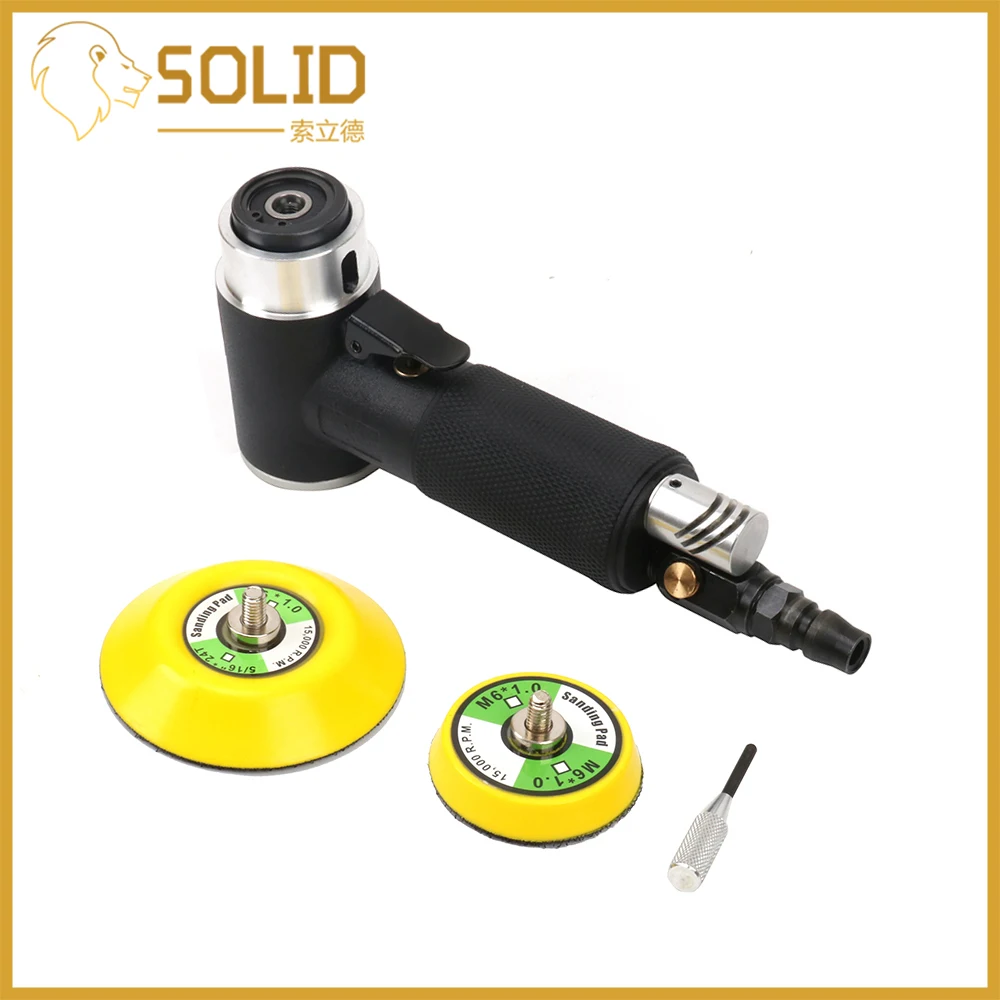 

Air Sander Polisher Pneumatic Mini Sander Random Orbital Machine Kit Polishing Grinding Set 2/3inch Disc Auto Beauty Woodworking
