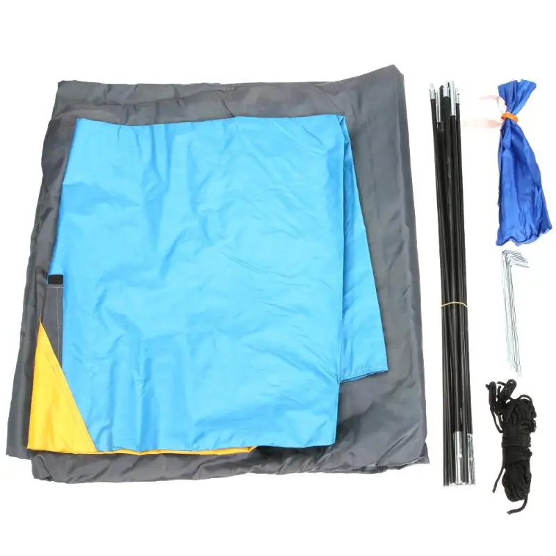 

2 Person Tents Camping Tents Double Layer Waterproof Windproof Outdoor Tent For Hiking Fishing Hunting Beach Picnic Party New