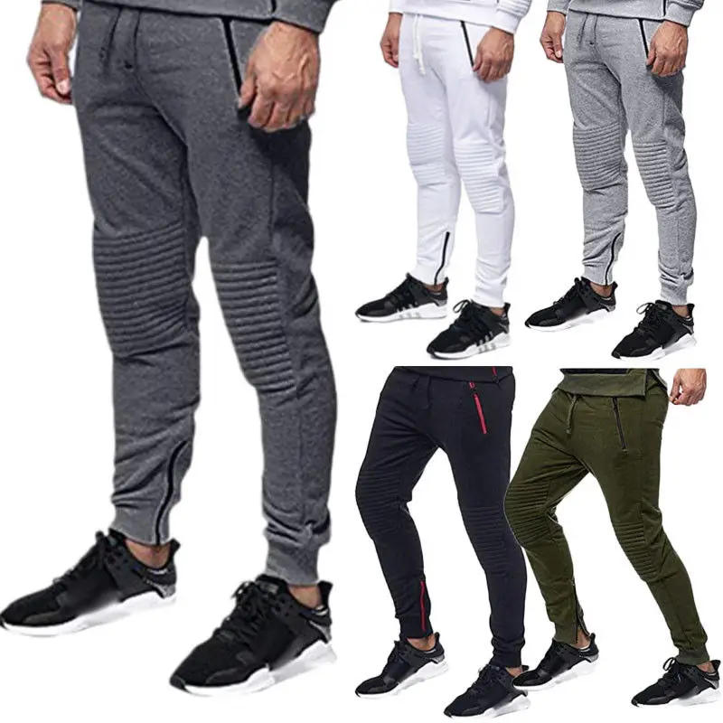 Fashion Men's Fleece Heritage Sweatpants Jogger Bottoms Track Jogging Pants Tracksuit Sweatpant Sports Trousers