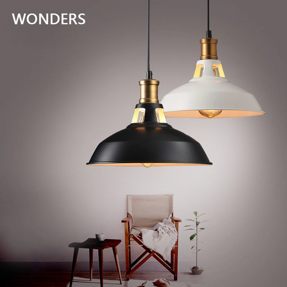 Lampshade Pendant-Lights Hanging-Lamp Loft Dining-Bedroom E27 Kitchen Vintage Retro Russia