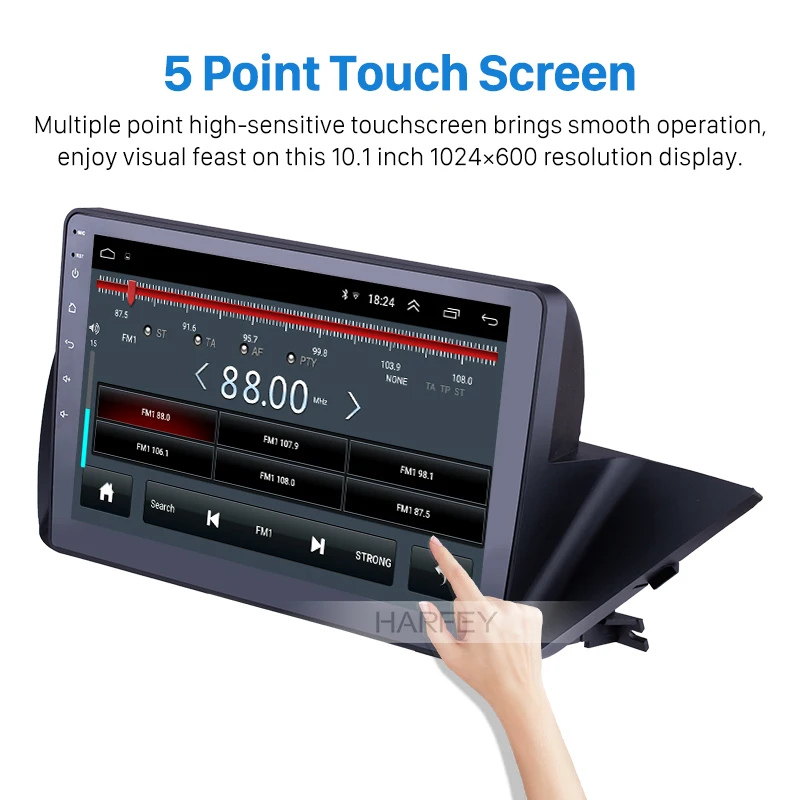 Sale Harfey 10.1 inch Android 8.1 touchscreen autoradio for BMW X1 E84 2009-2013 radio upgrade GPS navigation HD 1080P Video WIFI 2