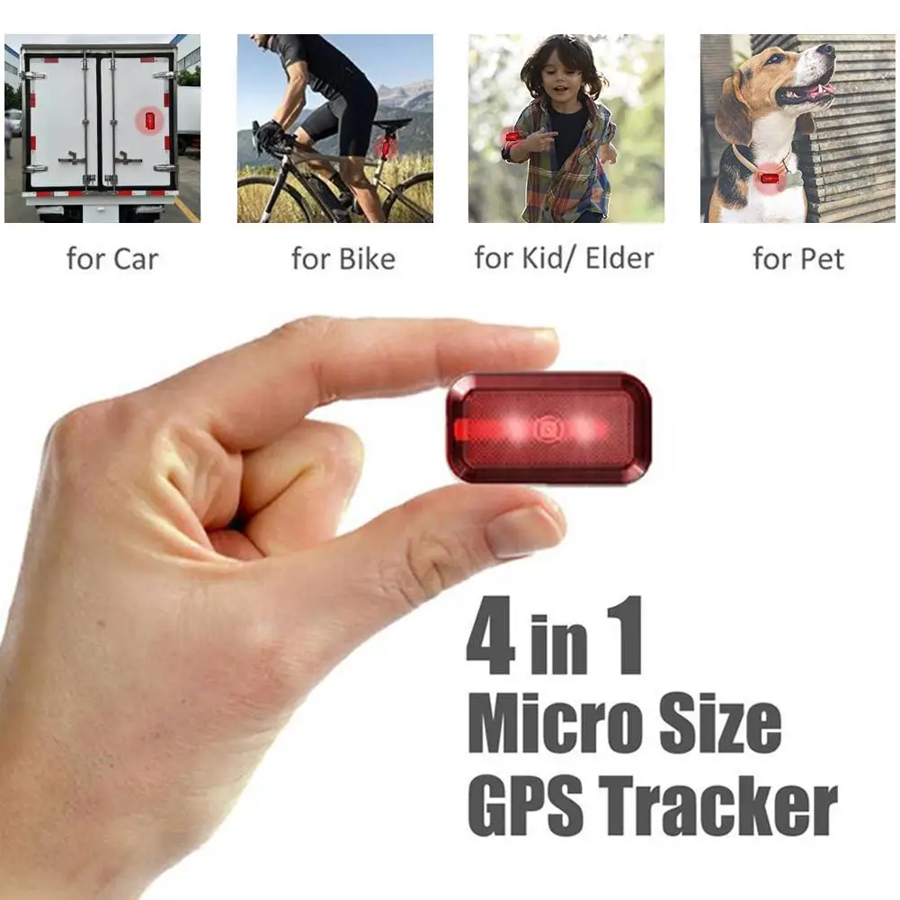 

2019 GPS Tracker For Dog Children Pets Motorcycle Kids Bikes Waterproof Tracking Locator Standby 7 Days