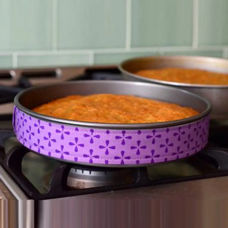 Doatry 1pcs Cake Pan Strips Bake Even Strip Belt Bake Even Bake Moist