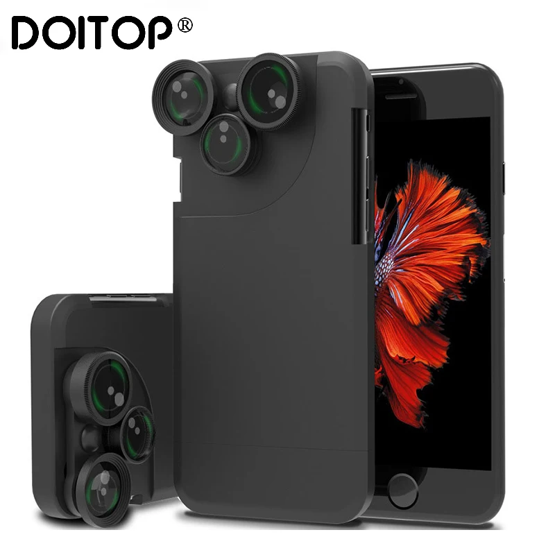Чехол для мобильного телефона DOITOP 4 в 1 lensse с полным покрытием iPhone X 8 7 6S 6 Plus