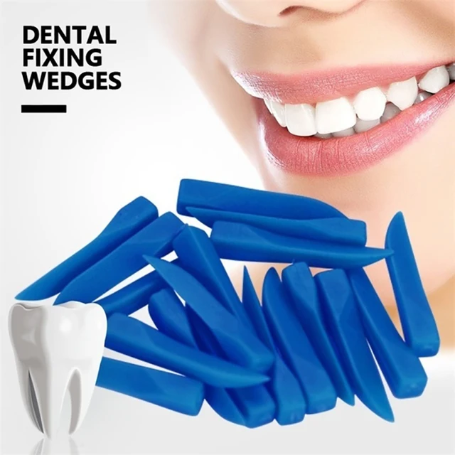 100 Pcs 4 Sizes Dental Clearance Disposable Diastema Dental Wedge