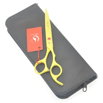 

Meisha 7.0" Professional Pet Straight & Curved Cutting Shears Japan 440c Dog Hair Thinning Scissors Animals Styling Tools HB0206