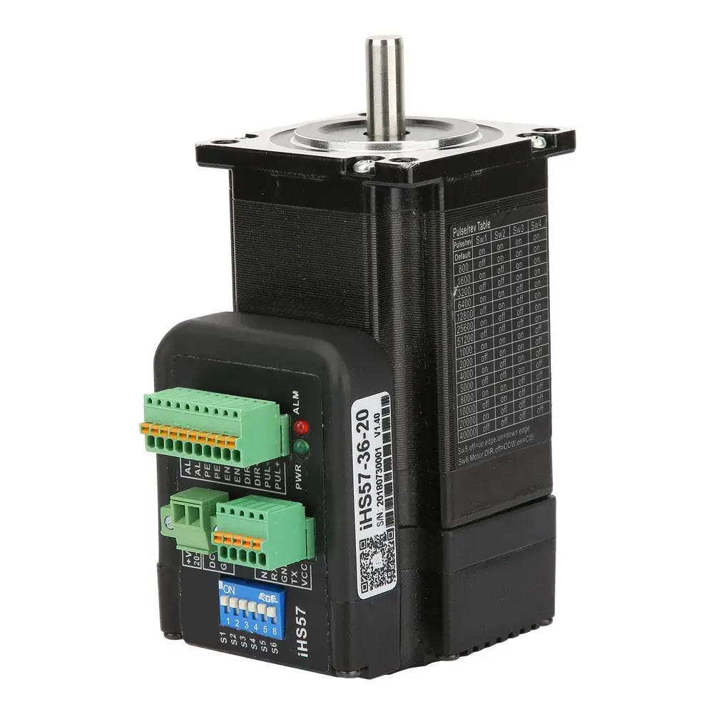 

DC36V 4A Integrated Digital Open Loop Stepping Motor for Automation Equipment iHS57-36-20 stepping motor