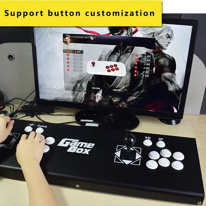  2260In1 16G Arcade Video Game Console Rocker 1080P 3D Full Home Two-player Gaming Joystick Support 